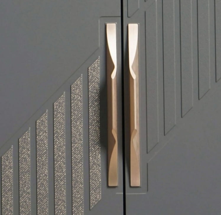 Шкаф для одежды с полками и штангой (лев/прав) Монако 902.43 Дуб Вотан Графит_4