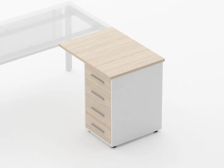 Тумба приставная Deka 9.05.08 Туя/Белый_1