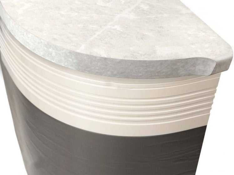 Столешница ПФР Королеский опал 12.300 правый_0