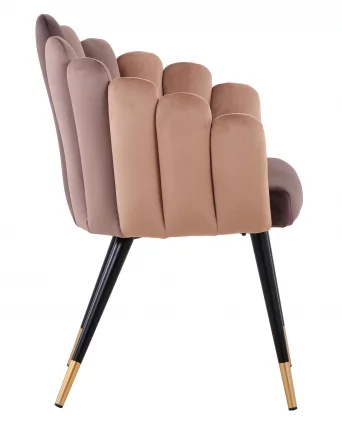 Кресло Камелия велюр Шоколад_2