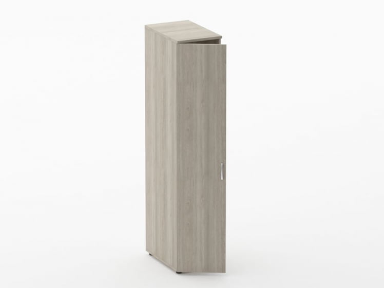 Шкаф для одежды узкий Glassy 6.19.30Л Дуб сантана светлый_1