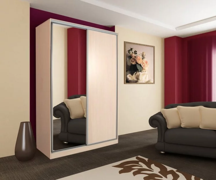 Шкаф-купе Гранд-1 Дуб Млечный_1