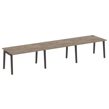 Стол переговорный (3 столешницы) ONIX WOOD OW.PRG-3.3 Тиквуд Темный/Темный_0
