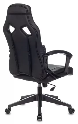 Геймерское кресло Бюрократ ZOMBIE DRIVER Черный-белый_3