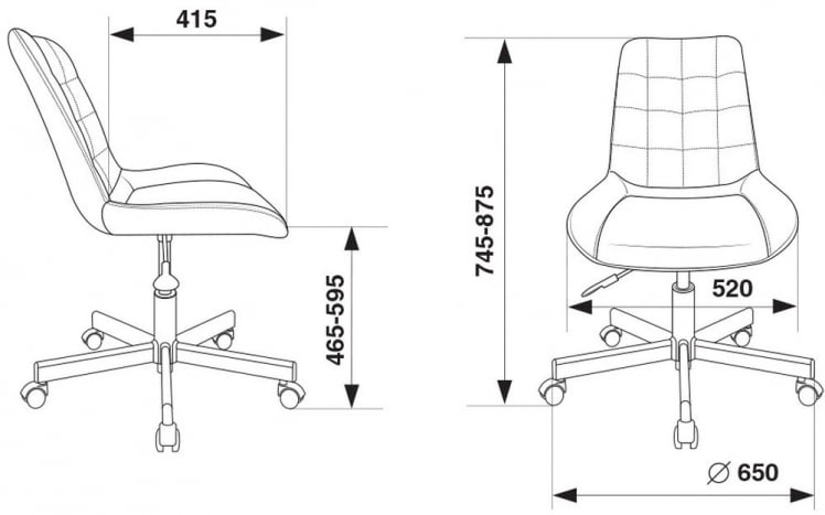 Кресло для оператора Бюрократ CH-350M Оранжевый Velvet 72_5