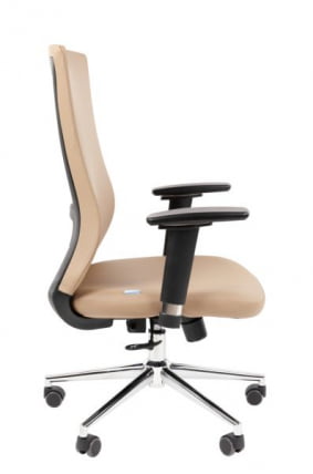 Офисное кресло CХАИРМАН 500 ЛЮКС (ЛУКС) ЭКО Б/П экокожа Бежевый / CHAIRMAN (LUX)_5