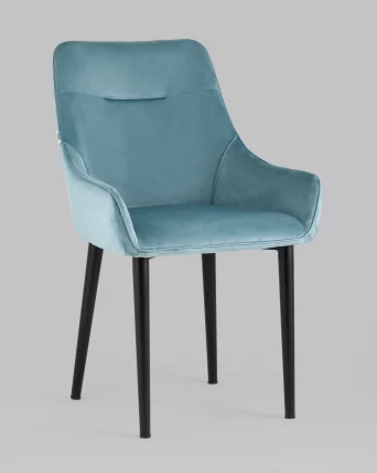 Стул Джоан велюр Пыльно-голубой_1