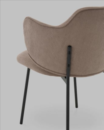 Стул Джиннет велюр капучино_5