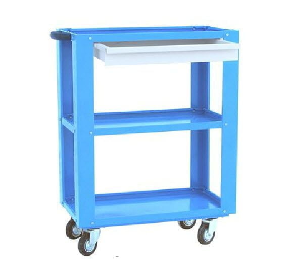 Тележка инструментальная открытая с 3-мя полками, ящиком_1