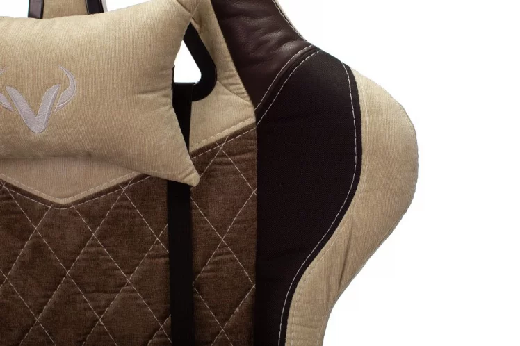 Кресло игровое Бюрократ VIKING 7 KNIGHT BR FABRIC Коричневый_9