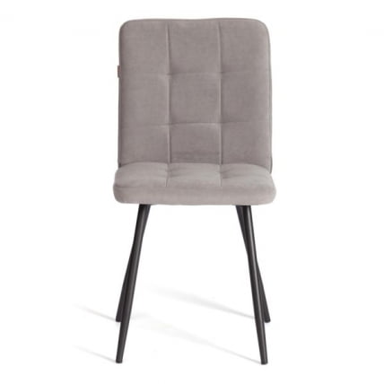 Стул обеденный Medeo LT, флок , серый/черный, 29, 45х56х89 см_5