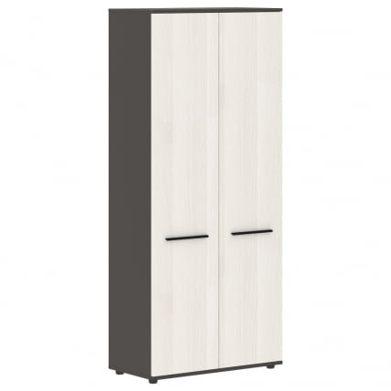 Шкаф с глухими дверьми EDIS EHCS 85.1 Ясень Траун Черный Мокко_0