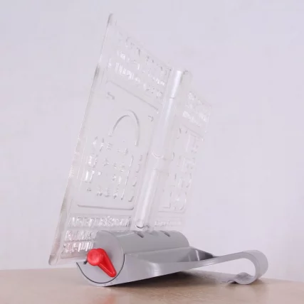 Трехуровневая подставка-трафарет под книгу ПК-03 Бежевая_1