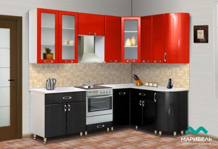 КУХОННЫЙ ГАРНИТУР «МЫЛО 128» 2,4 х 1,5 м 14363_0