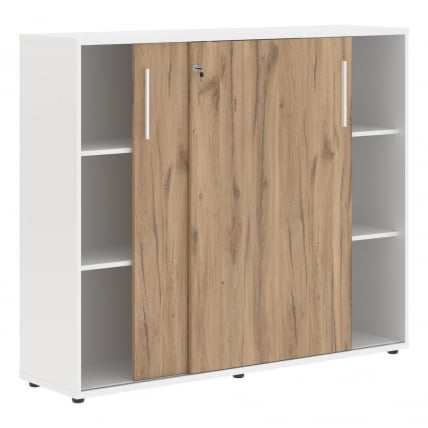 Шкаф с дверьми-купе EDIS EMC 1643 Дуб Денвер светлый Белый Белый_1