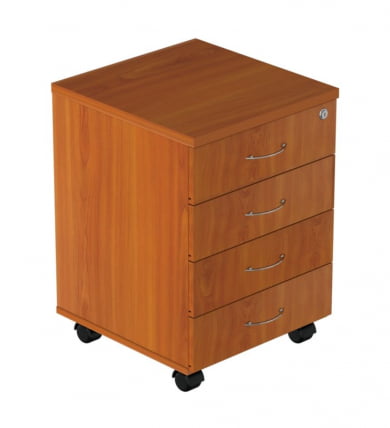 Тумба подкатная с замком Р.Т-4 ЗЦ Вишня Оксфорд_0