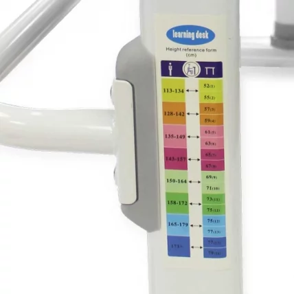 Комплект парта и стул с чехлом RIFFORMA SET-10 Белый Розовый_3