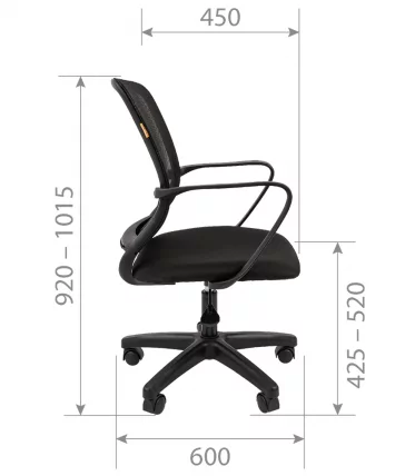 Кресло для оператора Chairman 698LT Синий_4