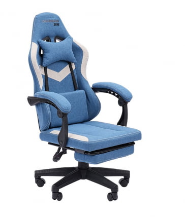 Кресло для геймеров CHAIRMAN GAME CH26 Голубой-бежевый_0