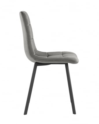 Стул Chilly велюр антрацитовый 2 шт._3