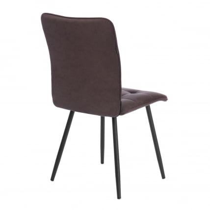 Стул обеденный Bari велюр, коричневый, 6, 46х55х89_2