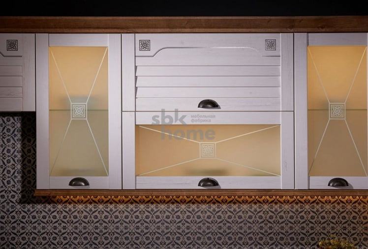 Карниз К-7 верхний, Кантри (2440*24*107) Риббек Натуральный, 21035 _1