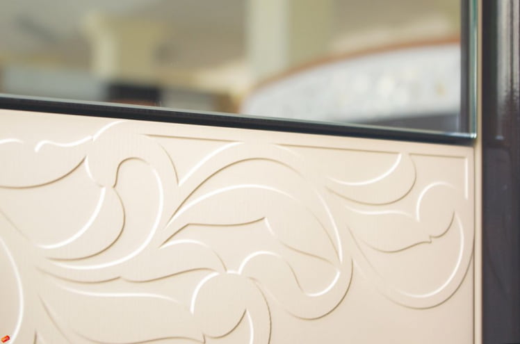 Комплект мебели для спальни Катрин №04 Дуб венге Белый песок Санчо крем Браун вуд_3