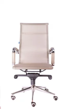 Кресло руководителя Opera M сетка Золотой_1