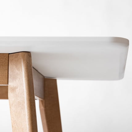 Стол обеденный Пегас Plus 120x75 Эмаль белая_5