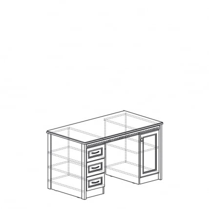 Стол письменный Лючия 193 Дуб Ридинг_1