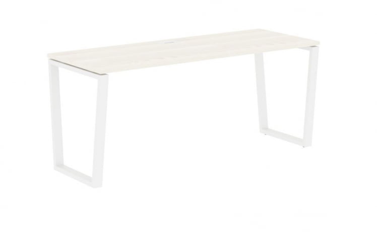 Стол письменный EDIS EVST 1767 Ясень Траун Белый_0