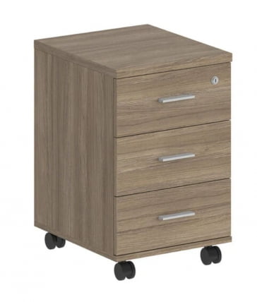 Тумба мобильная с тремя ящиками Sigma SG.610.OD.OD Дуб темный_0