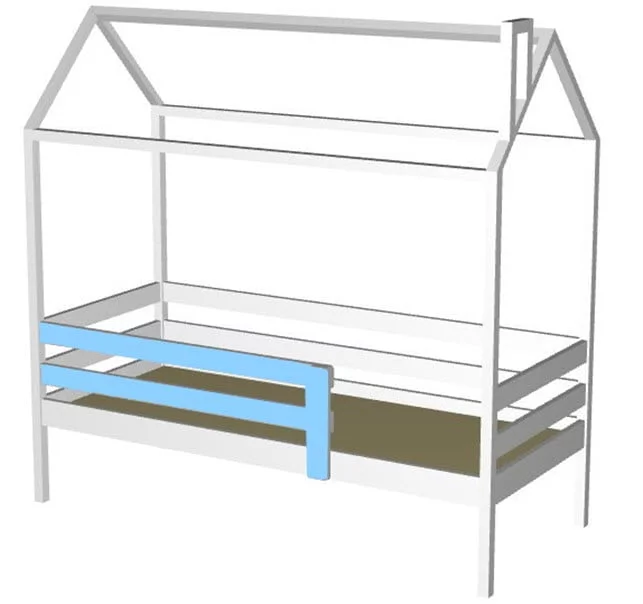 Кровать-домик RooRoom кд-33С Серый_0