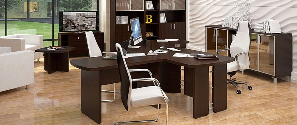 Кабинет руководителя БОРН набор 11 Бургунди_0