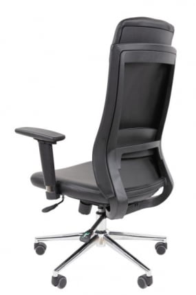 Офисное кресло CHAIRMAN 500 LUX экокожа Черный_2