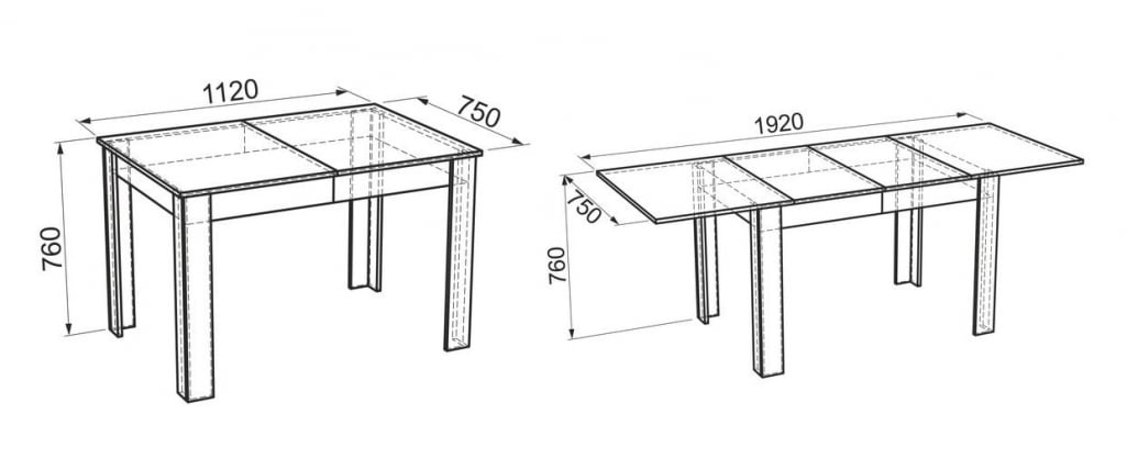 Обеденный стол Гермес 2 Дуб млечный / Венге_3