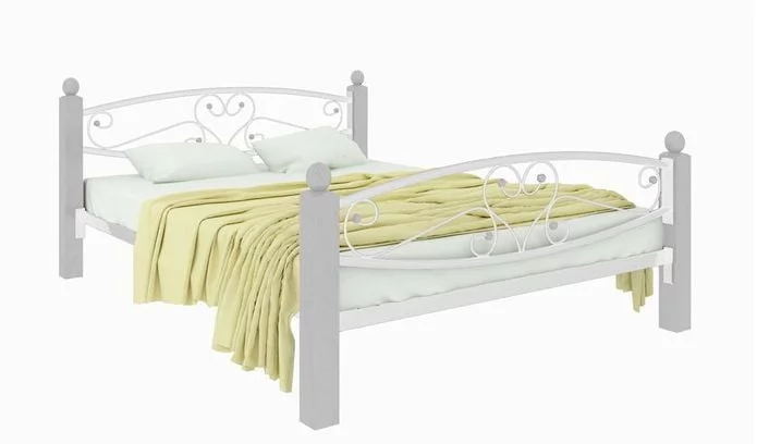 Кровать Каролина Lux plus 1600х1900 Белая_0