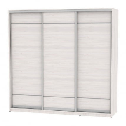 Шкаф-купе B-230х235х60-3(ЯАС-D7D7D7)_0