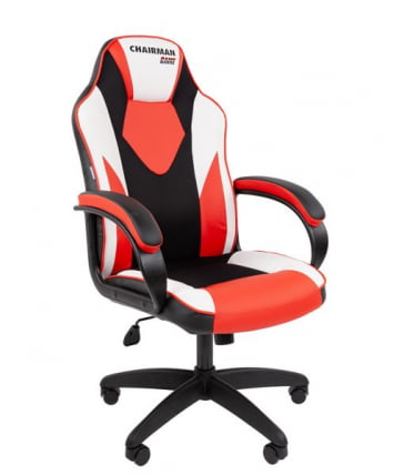 Кресло геймерское CHAIRMAN GAME 17 черный/красный/белый_0