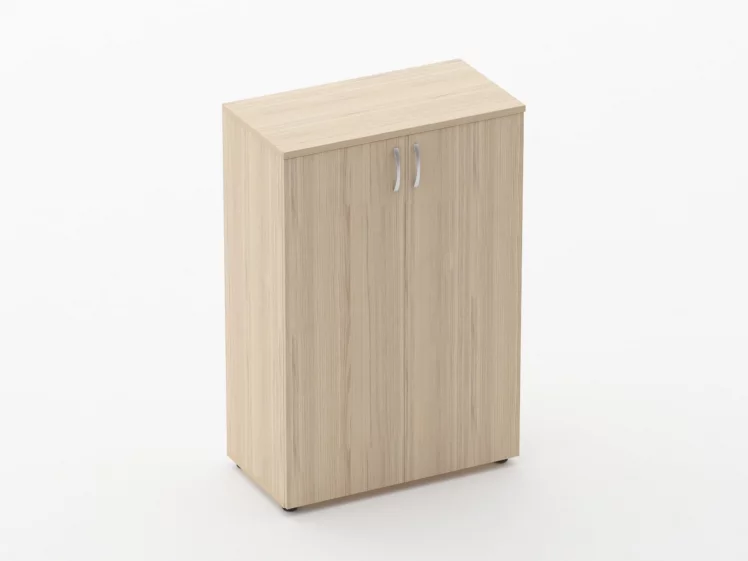 Шкаф средний закрытый Glassy 6.12.131 Дуб молочный_0