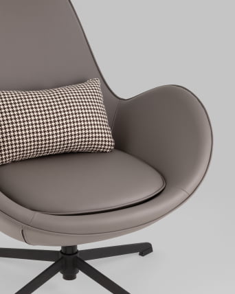 Кресло TopChairs Ostra серый_4