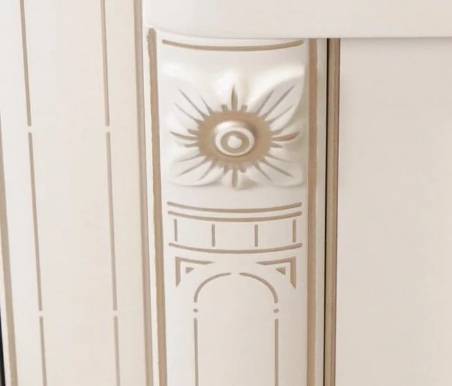 Тумба с колоннами Венеция 32.02 Сосна Астрид Ваниль_2