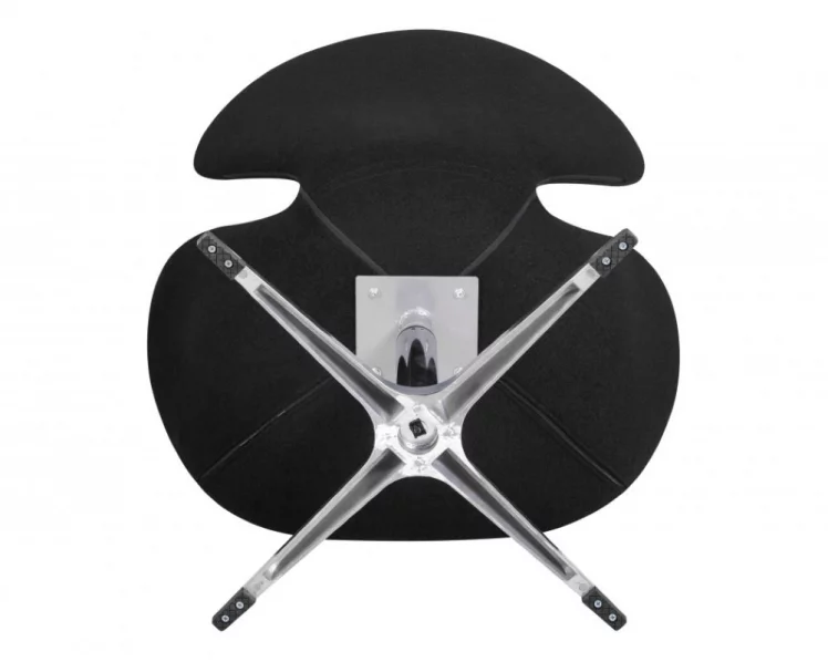 Кресло дизайнерское DOBRIN SWAN (черная ткань AF9, золотое основание)_6