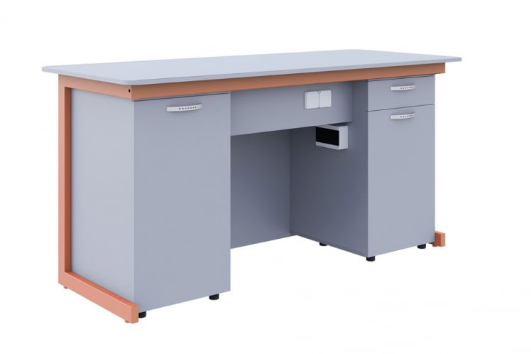 Стол демонстрационный для кабинета физики для кабинета физики Оранжевый/Серый_0