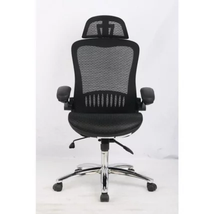 Кресло руководителя EChair-552 TTW Net 526697 Черное_1
