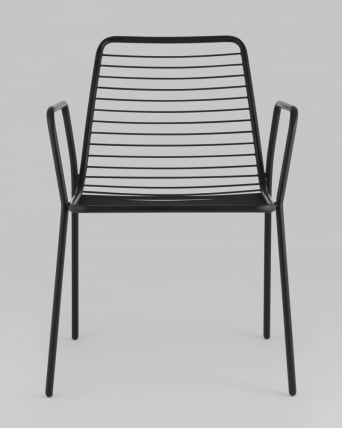 Стул Дели с подлокотниками металл черный_8