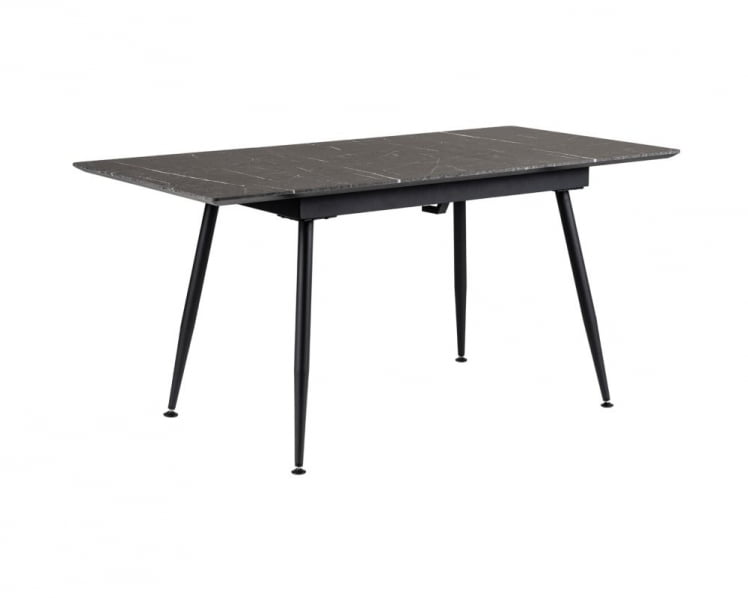Стол Месси раздвиж. 120-160 Темный мрамор/Бабочка_6