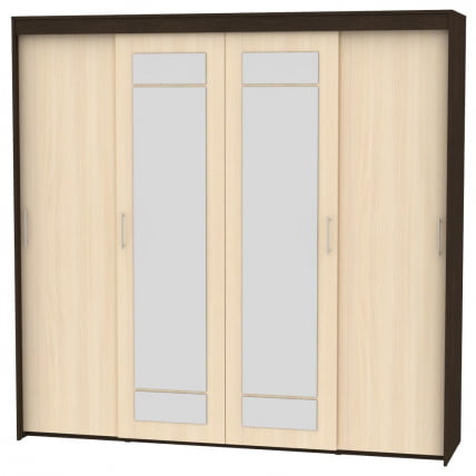 Шкаф-купе T-5-230х235х45-M(Венге-ДМ-4)_0