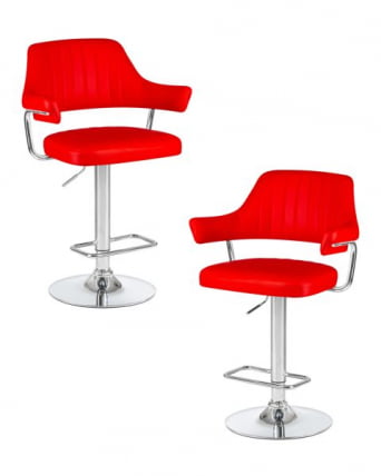 Стул барный DOBRIN CHARLY (красный) 2 шт_0