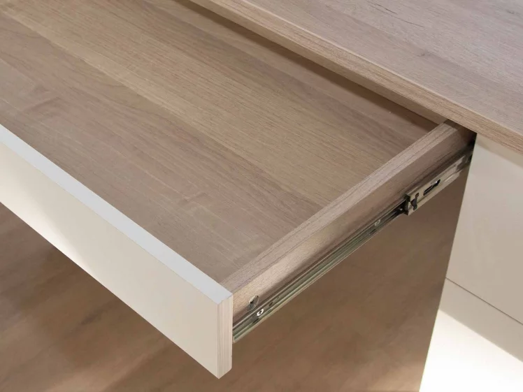 Стол компьютерный Эверест 500.26 Дуб Кронберг/Белый шпон_2